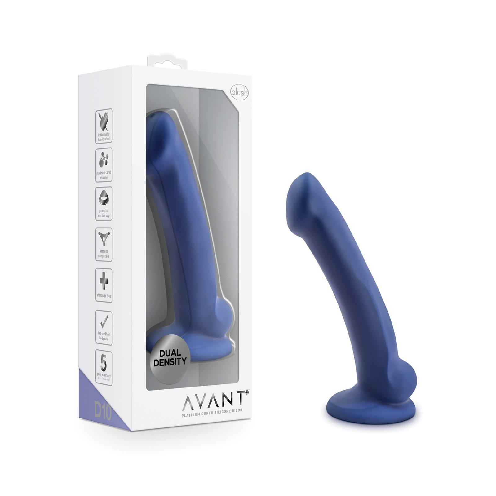 Blush Avant D10 Ergo Mini Silicone Dildo