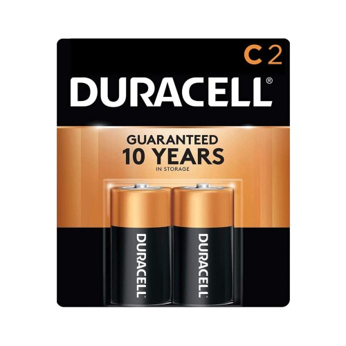 Baterías Alcalinas Duracell C Pack de 2