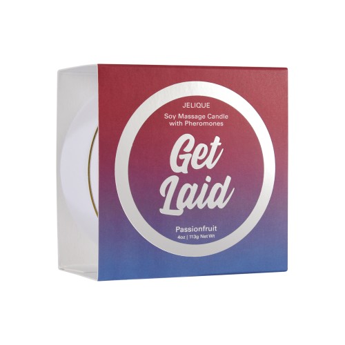 Jelique Get Laid Passion Fruit Massage Candle - Sensual Experience