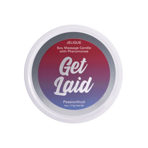 Jelique Get Laid Passion Fruit Massage Candle - Sensual Experience