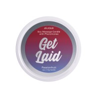 Jelique Get Laid Passion Fruit Massage Candle - Sensual Experience