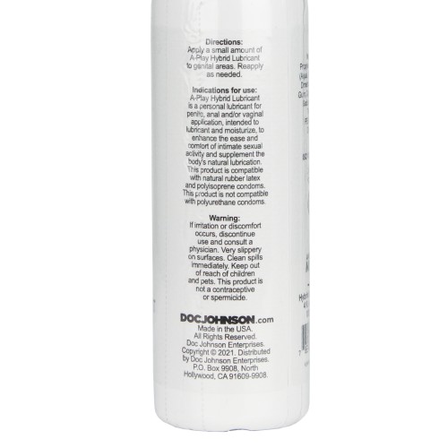 A Play Hybrid Anal Lubricant 4 oz