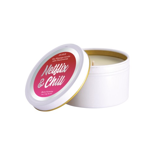 Jelique Massage Candle - 4 oz Netflix & Chill Berry Yummy