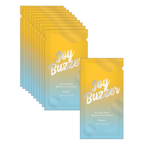 Joy Buzzer Naked Foil - Paquete de 4 ml de 24