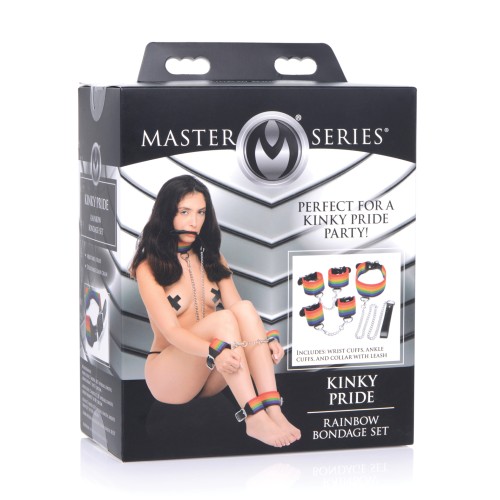 Kit de BDSM Kinky Pride Rainbow - Abraza el Placer