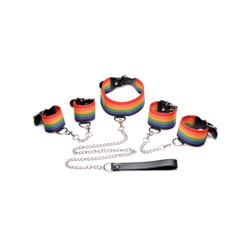 Kinky Pride Rainbow Bondage Kit - Embrace Pleasure