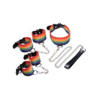 Kinky Pride Rainbow Bondage Kit - Embrace Pleasure