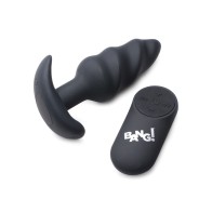 Bang! 21X Vibrating Butt Plug - Black