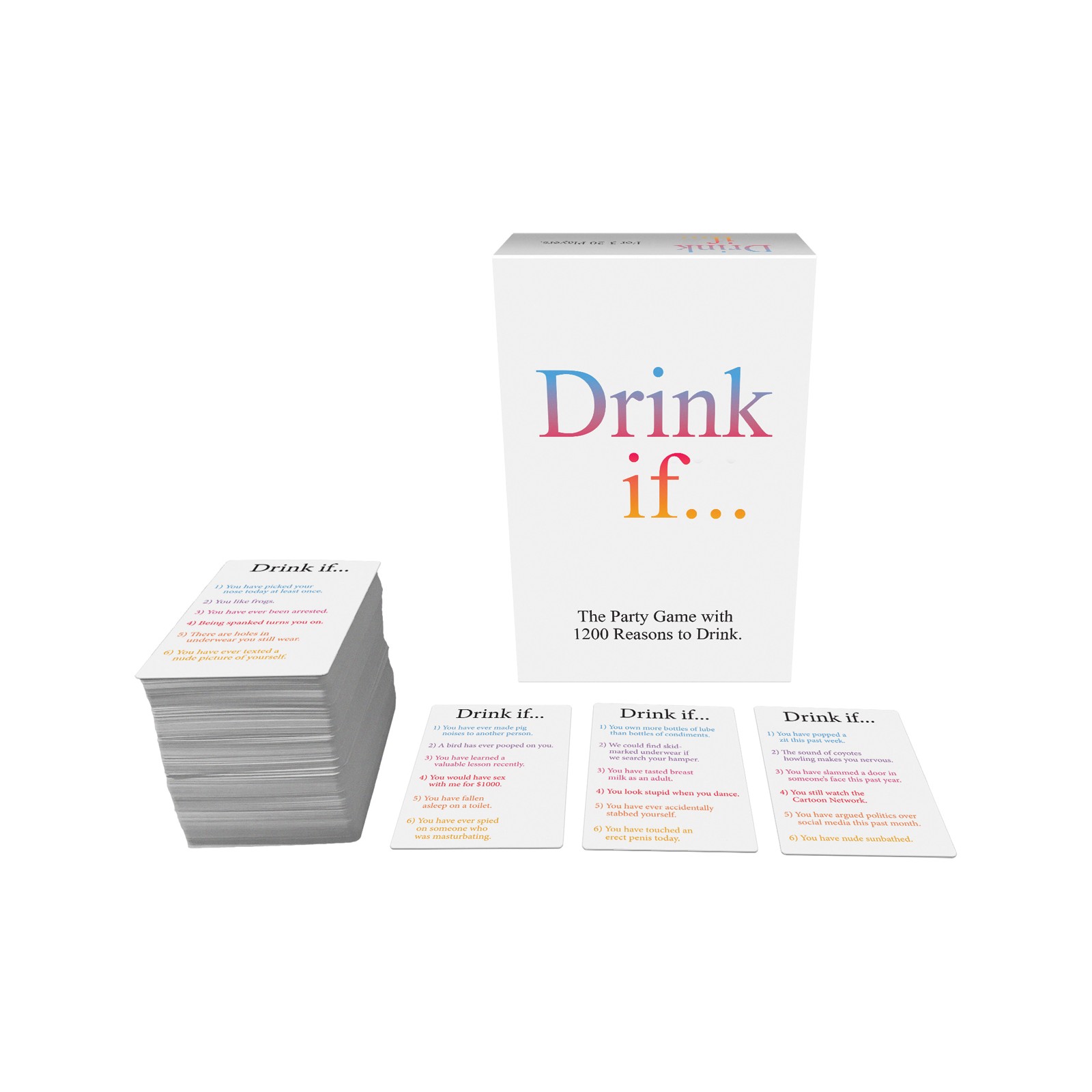 Juego de Cartas Drink If