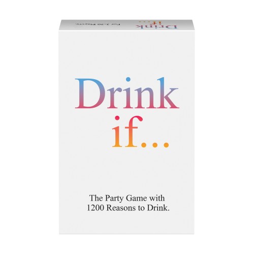 Juego de Cartas Drink If