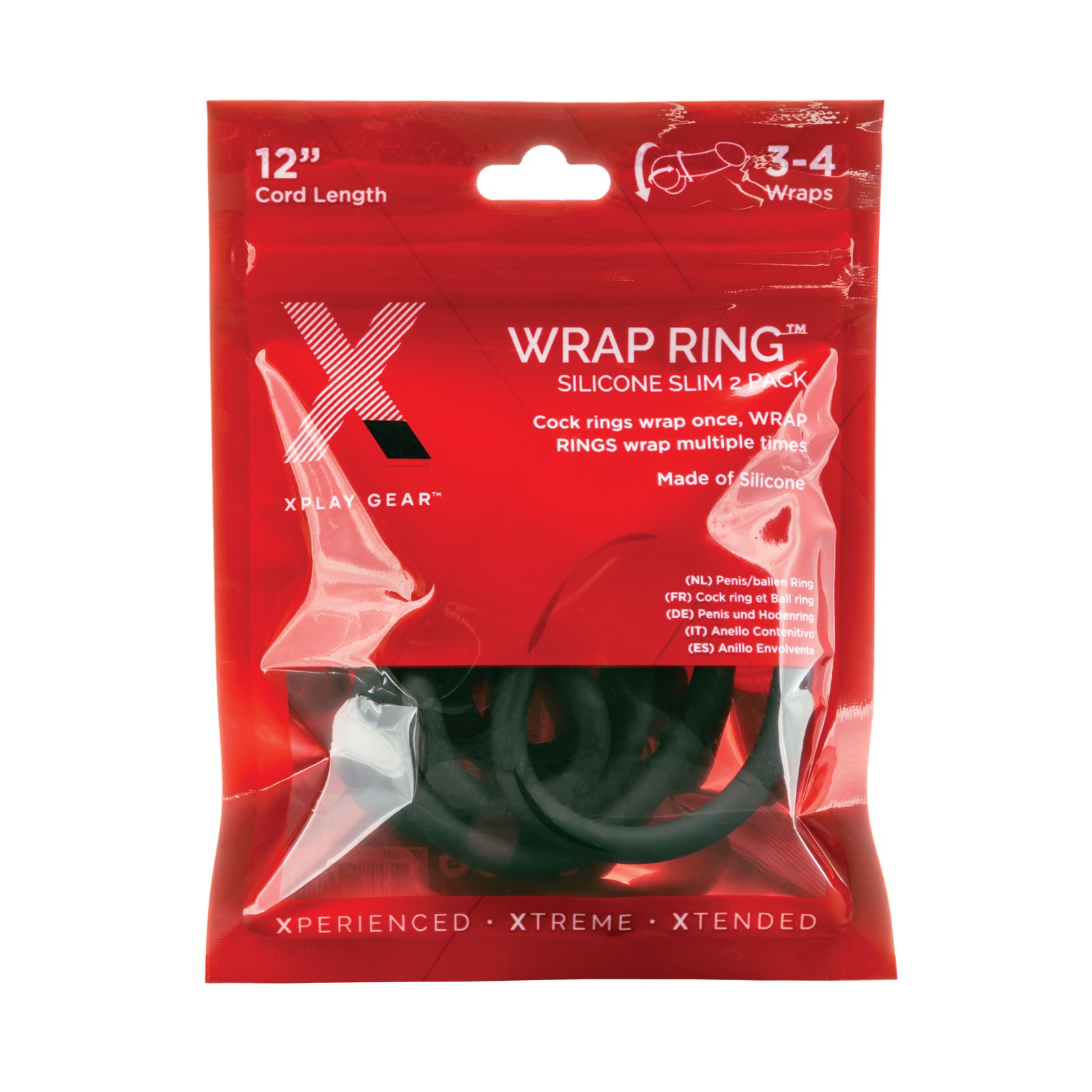 Xplay Gear Silicone Slim Wrap Ring Pack of 2