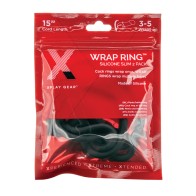 Xplay Gear Silicone Slim Wrap Ring Black Pack of 2