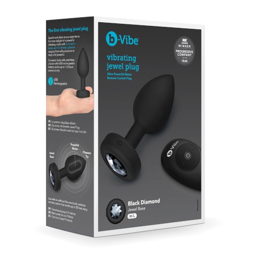 b-Vibe Vibrating Jewel Plug for Luxury Pleasure