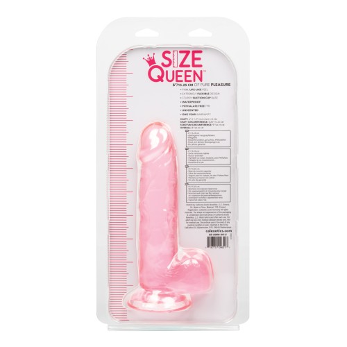 Dildo Rosa Size Queen de 6 Pulgadas