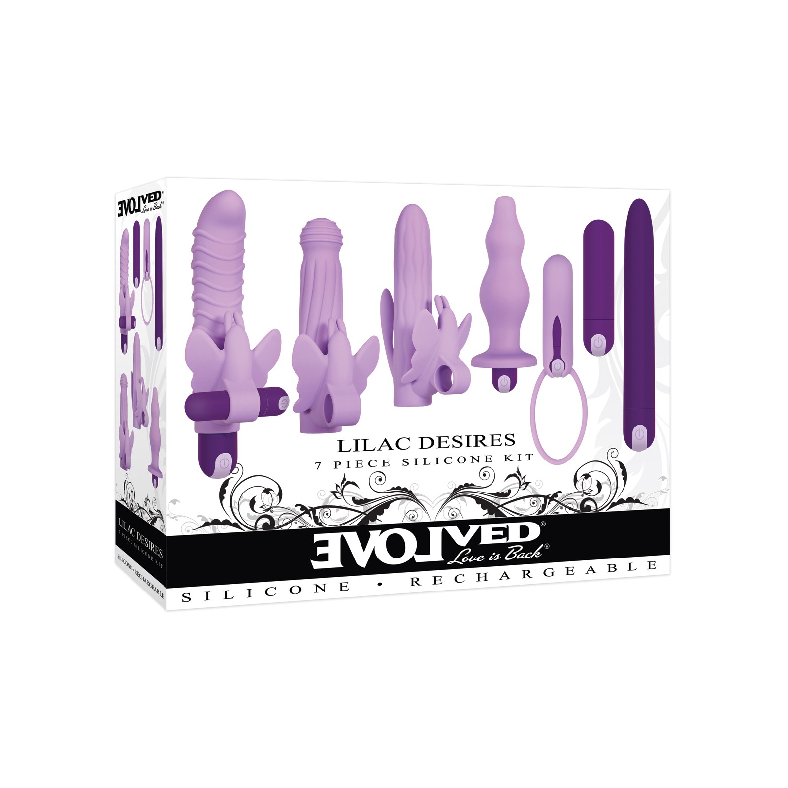 Evolved Lilac Desires Vibrator - Versatile and Waterproof