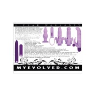 Evolved Lilac Desires Vibrator - Versatile and Waterproof