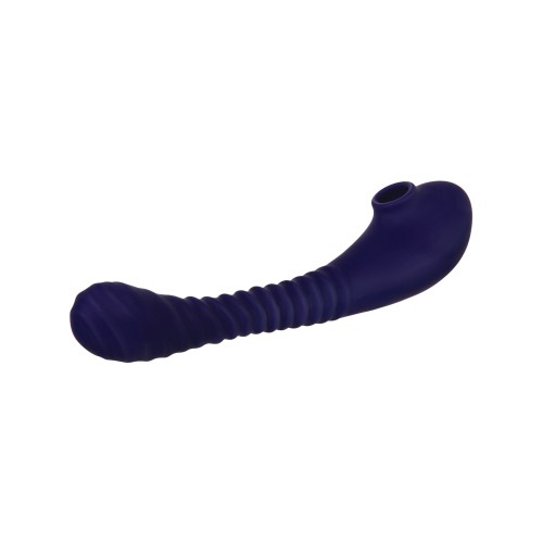 Vibrador Flexible Sucker - Púrpura