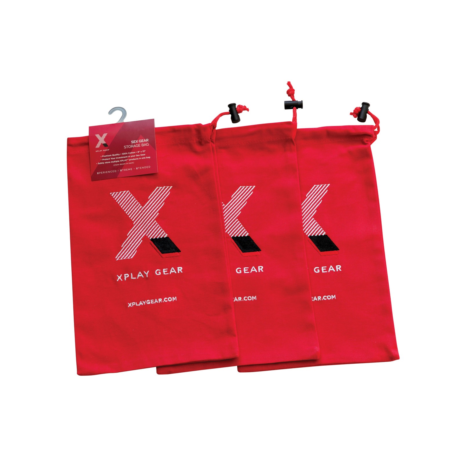 Xplay Gear Ultra Soft Gear Bag 8" x 13" - Pack of 3