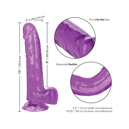 Size Queen 8" Dildo - Purple