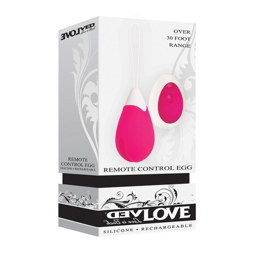 Huevo Vibrador con Control Remoto Evolved - Rosa