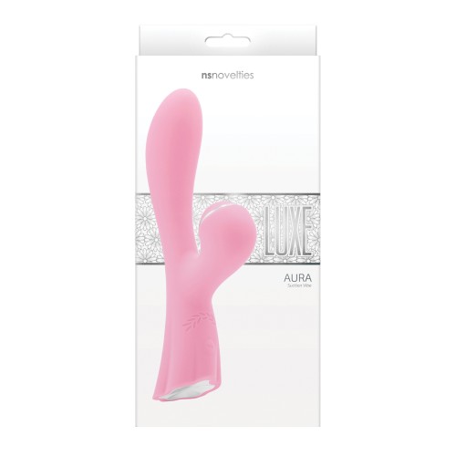 Estimulador de Succión para Punto G y Clítoris Luxe Aura - Rosa