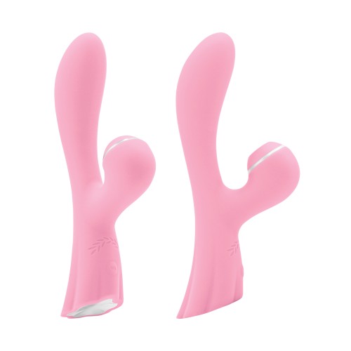 Luxe Aura G-Spot and Clitoral Suction Stimulator - Pink