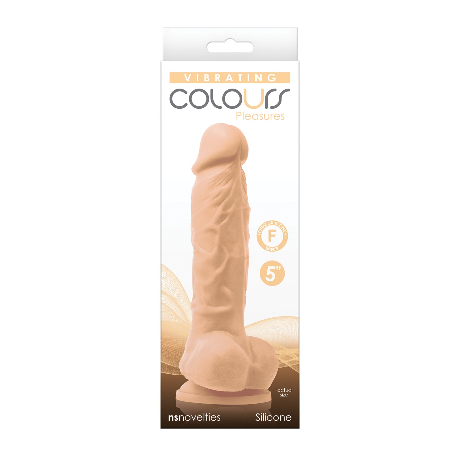 Colours Pleasures 5 Inch Vibrating Dildo White