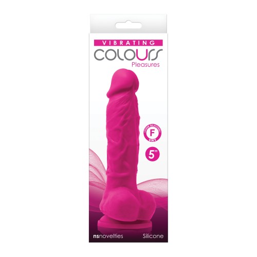 Colours Pleasures Vibrating Dildo 5 Inch