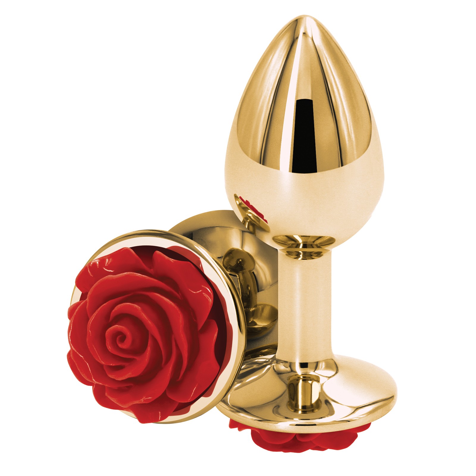 Rear Assets Small Red Rose - Sleek Anal Toy