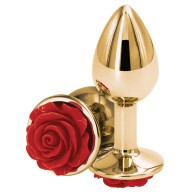 Rear Assets Small Red Rose - Sleek Anal Toy