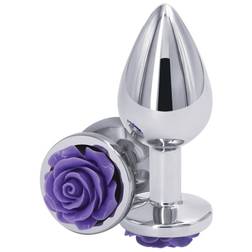 Rear Assets Medium Anal Toy - Purple Rose