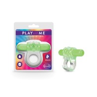 Blush Play with Me Teaser Vibrating C Ring Green