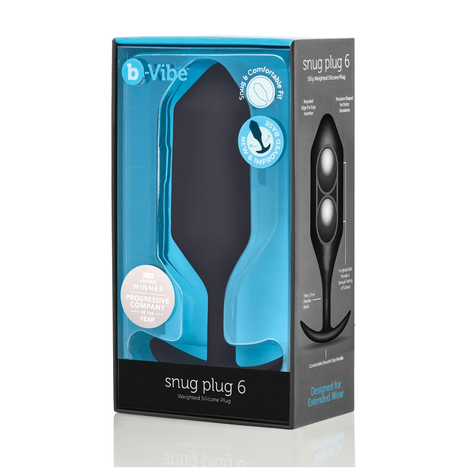 Plug pesado b-Vibe Snug 6 para comodidad absoluta