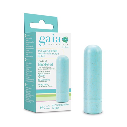 Eco-Friendly Gaia Rechargeable Bullet in Aqua