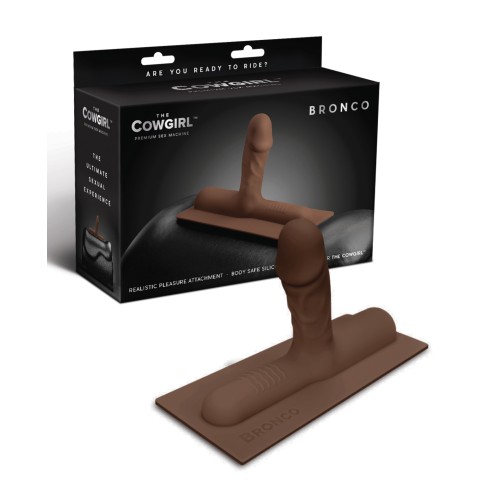 Cowgirl Bronco Silicone Attachment Chocolate