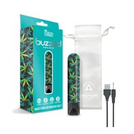 Buzzed 3.5 Inch Rechargeable Bullet Canna Queen Black