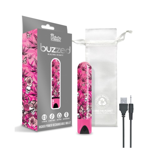 Buzzed 3.5 Rechargeable Bullet - Blazing Beauty Pink