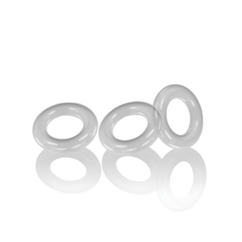 Anillos Willy Oxballs Pack de 3 Transparentes