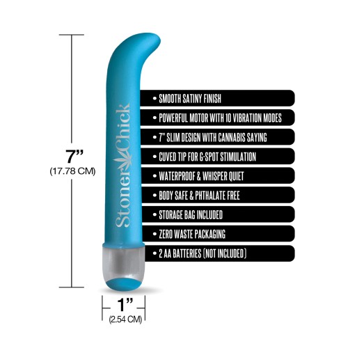 Buzzed 7 inch G-Spot Vibrator - Eco-Friendly Pleasure