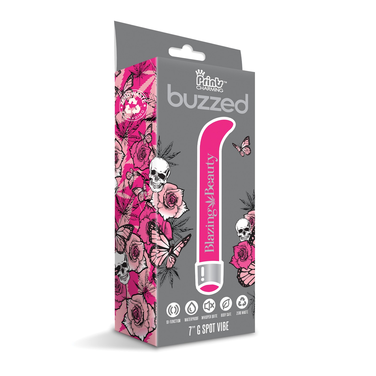 Buzzed 7 Inch G Spot Vibe Blazing Beauty Pink