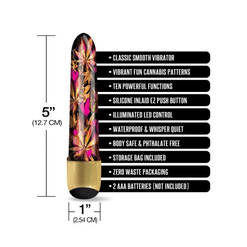 Vibrador Mini Buzzed 5" Pink Kush Vibraciones Poderosas