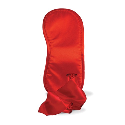 Pleasure Package Safe Word Satin Blindfold Red