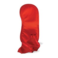 Pleasure Package Safe Word Satin Blindfold Red