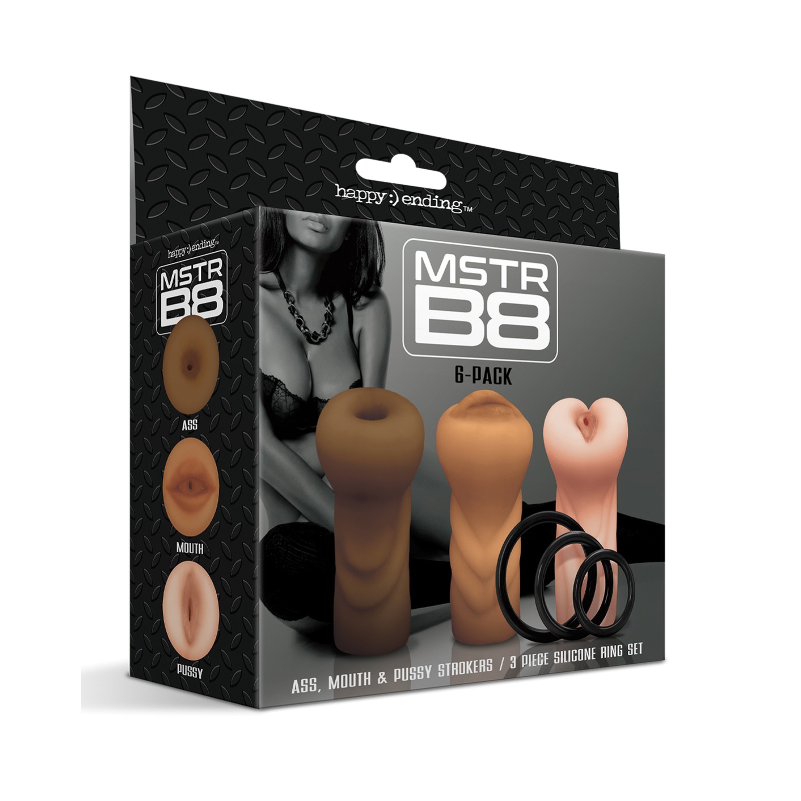 Set de Strokers MSTR B8 Realistas Pack Variado