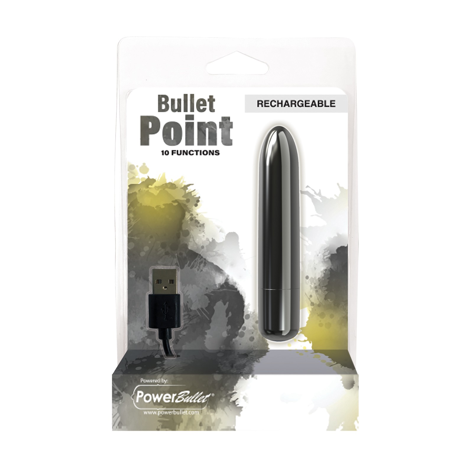 Vibrador Bullet Recargable 10 Funciones