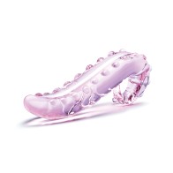 Glas 6 Inch Lick-it Glass Dildo Pink