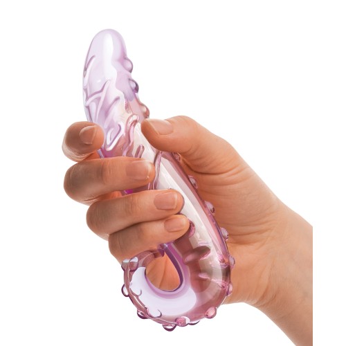 Glas 6 Inch Lick-it Glass Dildo Pink