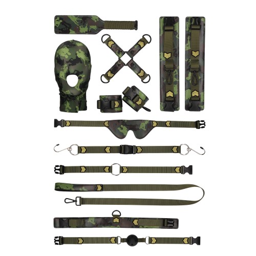 Shots Ouch Army BDSM Bondage Kit