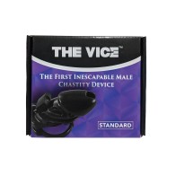 Locked In Lust The Vice Standard Black Chastity Device