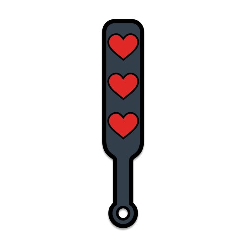 Pin de Emblema de Juguete Sexual Corazones de Wood Rocket